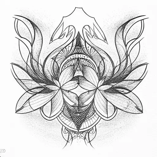 Stephan's Dom  fat lines tattoo design idea