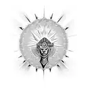 faith over fear tattoo design idea