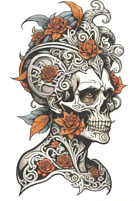 tibia outtfit druida head   tattoo design idea