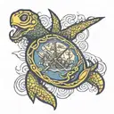 navy shellback  tattoo design idea