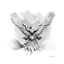 albanian eagle tattoo design idea