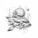 beach tide scripture is water tattoo design idea