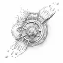 beach tide scripture is water tattoo design idea