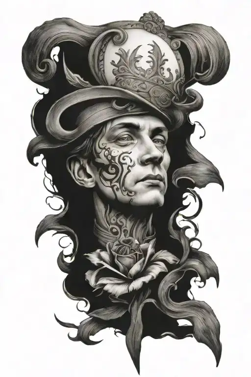 Charles Wesley Godwin, lyrics "when I'm with you I pity all the kings of the world." tattoo design idea