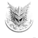dragon slayer from berserk tattoo design idea