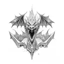 dragon slayer from berserk tattoo design idea