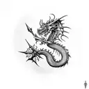 dragon slayer from berserk tattoo design idea