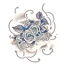 box with nature and vines coming out of it tattoo design idea