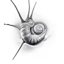 snail tattoo design idea