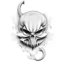 ghostface tattoo design idea