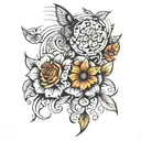 yesterday today and tomorrow tattoo design idea