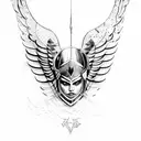 Valkyrie Warrior tattoo design idea