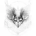  Valkyrie Warrior tattoo design idea