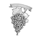 grapes tattoo design idea