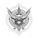 sol azteca, dragon tattoo design idea