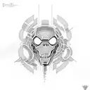 Doom eternal tattoo design idea