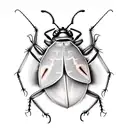 cockroach stuck on its back tattoo design idea