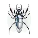 cockroach stuck on its back tattoo design idea