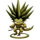 Dragon Pineapple tattoo design idea