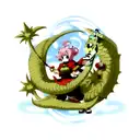 Dragon Pineapple tattoo design idea