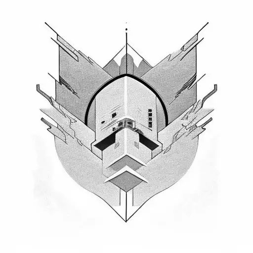 Black and Grey Tattoo inspired by the song Saint Pablo by Kanye West, it should capture the feel and vibe of the song tattoo design idea