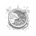 August slipped away into a moment in time tattoo design idea