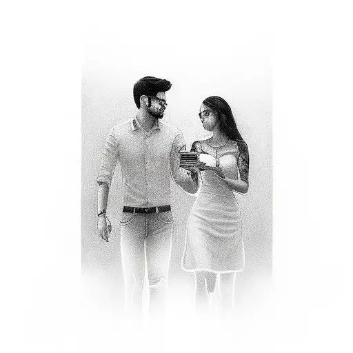 long distance love story ..passionate..canada to india..texting..love..phone..obsessed .. tattoo design idea