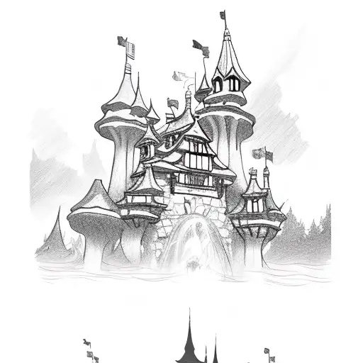 Tom sawyer island disneyland  tattoo design idea