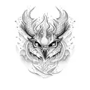 fire match tattoo design idea