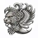 Brave Turkish Race Symbol tattoo design idea