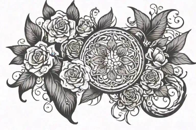 you can't always get what you want, but if you try, sometimes you just might find you get what you need tattoo design idea