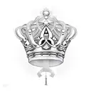 King's Crown tattoo design idea
