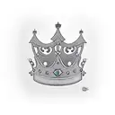 King's Crown tattoo design idea