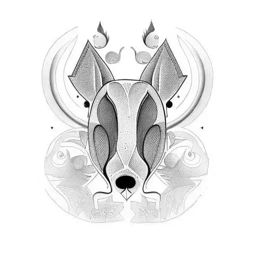 xoloitzcuintle from mictlan  tattoo design idea