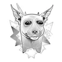 xoloitzcuintle from mictlan  tattoo design idea