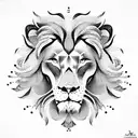 Lion tattoo design idea