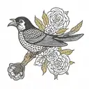 modest mouse tattoo design idea