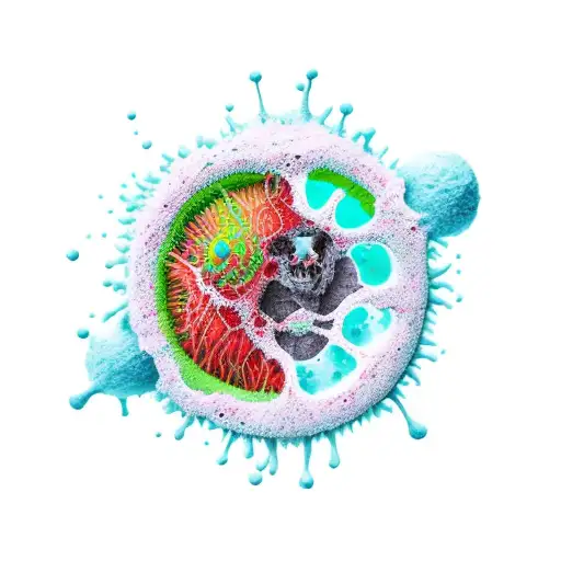 natural killer cell tattoo design idea