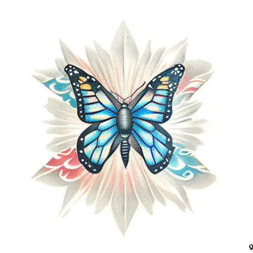 monarch butterfly tattoo simple tattoo design idea