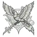 solitude tattoo design idea