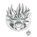 goku tattoo design idea