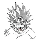 goku tattoo design idea