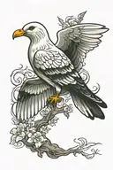 seagull tattoo design idea