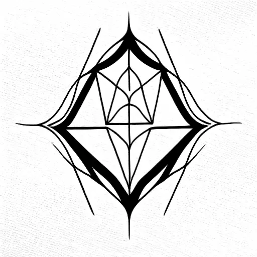 stingray with sacred geometry tattoo design idea