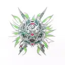 digimon  tattoo design idea