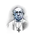 pope john paul tattoo design idea