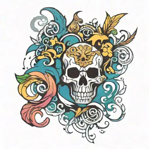 risk rich tattoo design idea