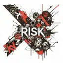 word risk rich tattoo design idea