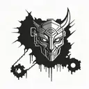 cyber security tattoo design idea