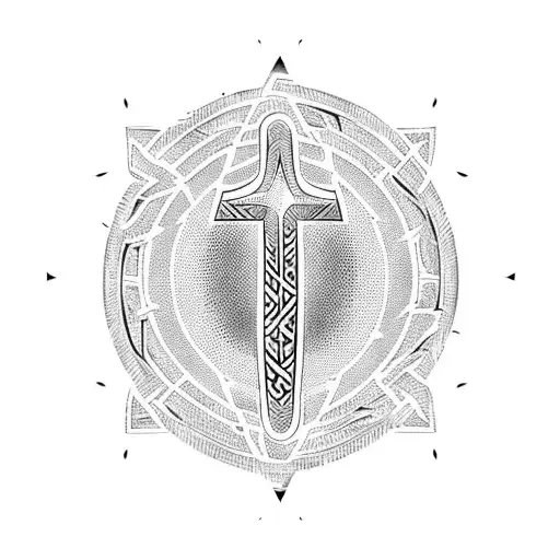 Ankh Symbol tattoo design idea